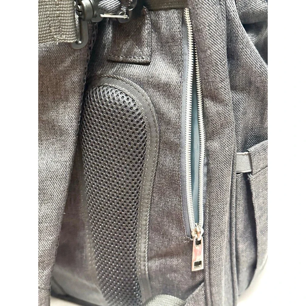 Baby Diaper Bag Backpack Changing Station Waterproof Lots of Compartments Grey